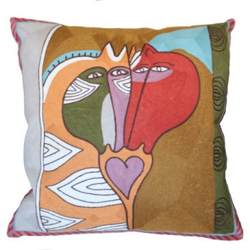 Modern Horses Cushion Cover