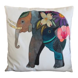 Wild Elephant Cushion Cover