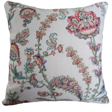 Tapestry Flowers Cushion Cover